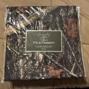 True timber luxury full sheet set camo